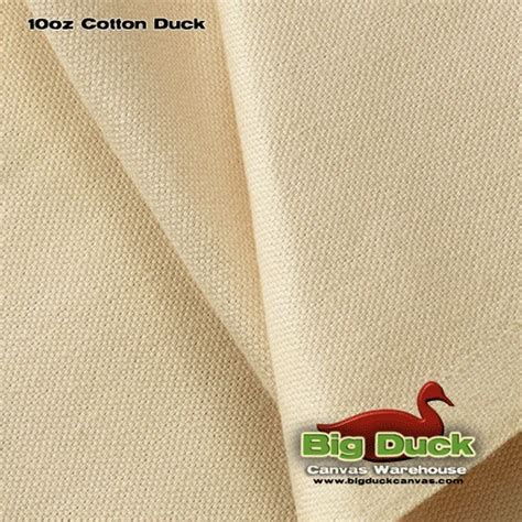 Pure Cream 10oz Cotton Duck Cloth - Cotton Canvas By The Yard - Big ...