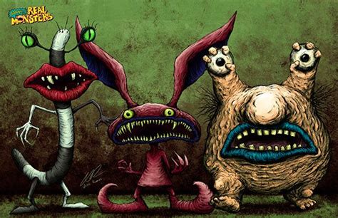 AAAHH!!! Real Monsters on Behance | Real monsters, Real monsters cartoon, Ahh real monsters