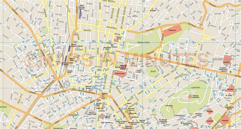 athens city map