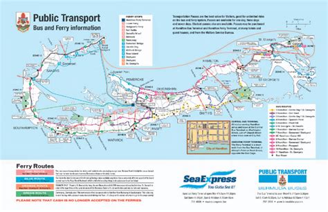 Bermuda Transportation - Maps and Transportation Schedules