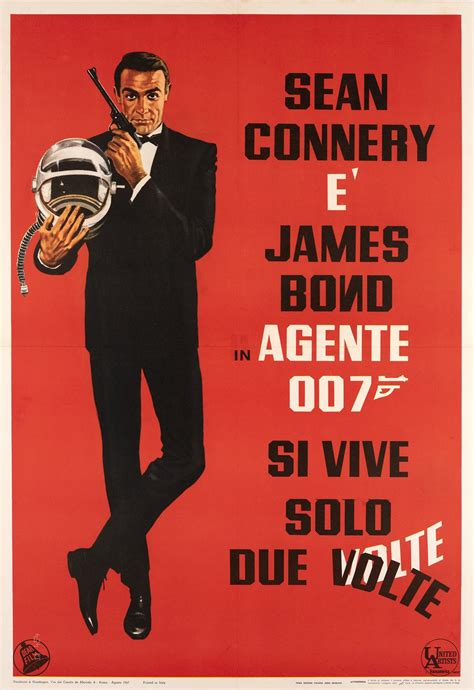 Vintage poster – Sean Connery e' James Bond in Agente 007 Si Vive solo ...