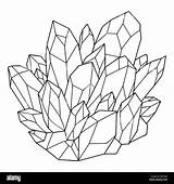 Crystal Coloring Book Pages sketch template