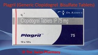 Plagril (Generic Clopidogrel Bisulfate Tablets) | PPT