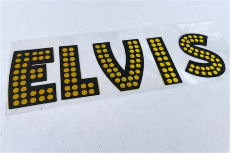 Elvis Presley Decals - Etsy