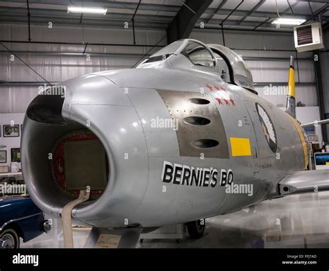 North American F-86F Sabre jet plane, Warhawk Air Museum, Nampa, Idaho Stock Photo - Alamy