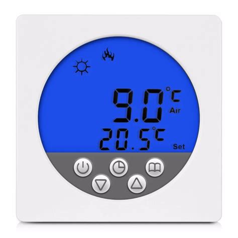 Floureon Digital Floor Heating Thermostat 16A LCD Weekly Programmable ...