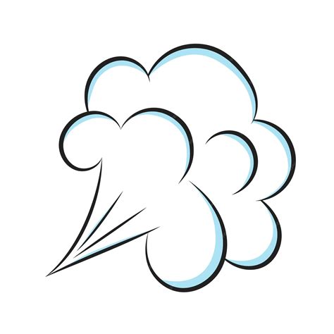 Premium Vector | Smelling pop art comic book cartoon fart cloud flat style design vector ...