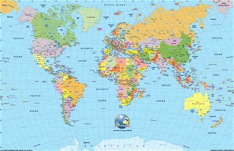 Pdf World Political Map Hd Image - Infoupdate.org