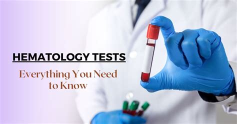 Hematology Tests: Diagnostic procedures for blood diseases | Sri Ramakrishna Hospital