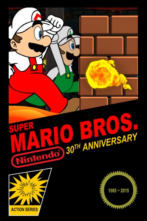 Super Mario Bros. 30th Anniversary Poster by SuperSmash3DS on DeviantArt