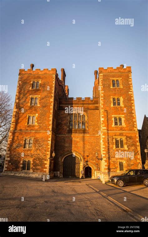 Lambeth Palace, the official London residence of the Archbishop of Canterbury, London, England ...