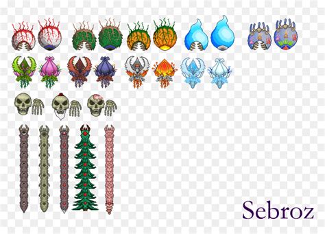 Terraria Slime Sprite Sheet, HD Png Download - vhv