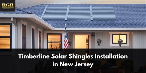 Timberline Solar Shingles Installation in New Jersey - RGB Construction