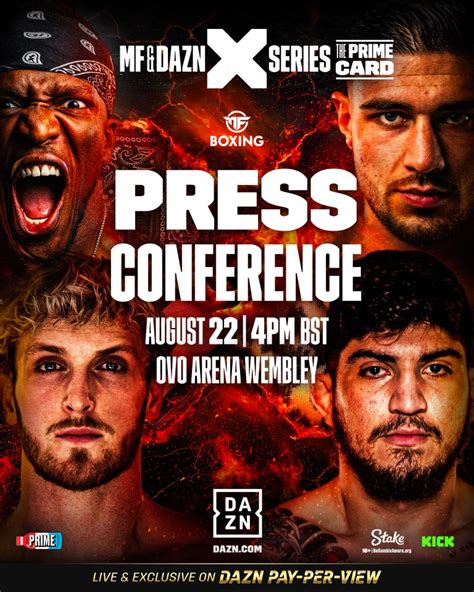 How to watch the KSI vs Tommy Fury and Logan Paul vs Dillon Danis press ...