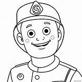 Fireman Sam Coloring Page 15401 12623 sketch template