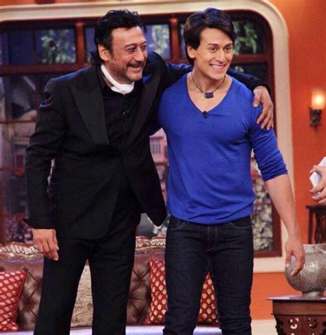 Tiger Shroff With His Dad Jakie Shroff - JattDiSite.com