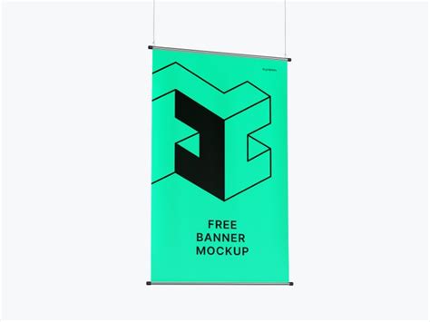 Free Modern Hanging Banner Mockup — Free Mockup World