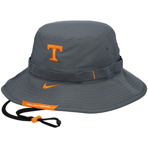 Men's Nike Gray Tennessee Volunteers Sideline Performance Bucket Hat