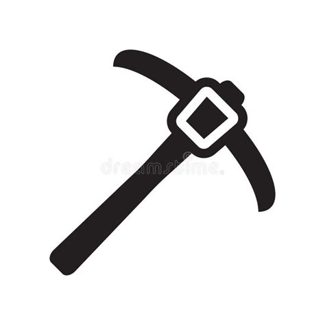 Pick Axe Icon. Trendy Pick Axe Logo Concept on White Background Stock ...