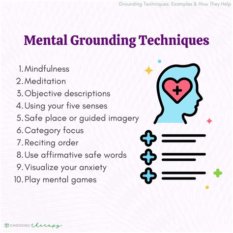 Grounding Techniques Infographic