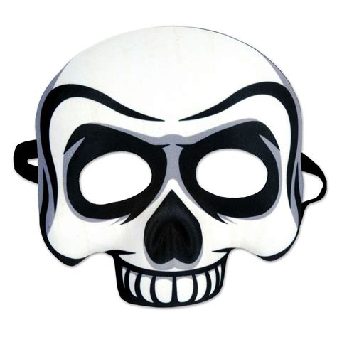 Beistle Halloween Decor/Skull Half Mask