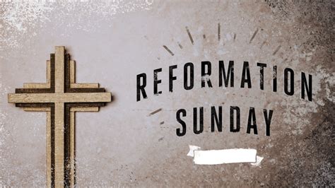 Reformation Sunday Cross - Graphics for the Church