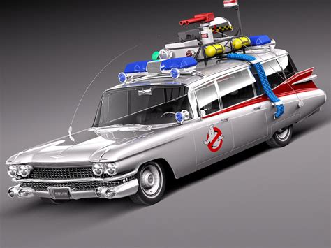 3D ecto-1 ghostbusters car model - TurboSquid 1361197