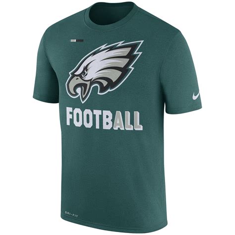 Men's Nike Midnight Green Philadelphia Eagles Sideline Legend Football Performance T-Shirt