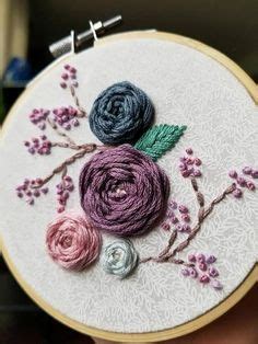 37+ Hand Embroidery Designs Flowers | Basdemax