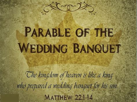 Parable of The Wedding Feast - United Church of God, Birmingham