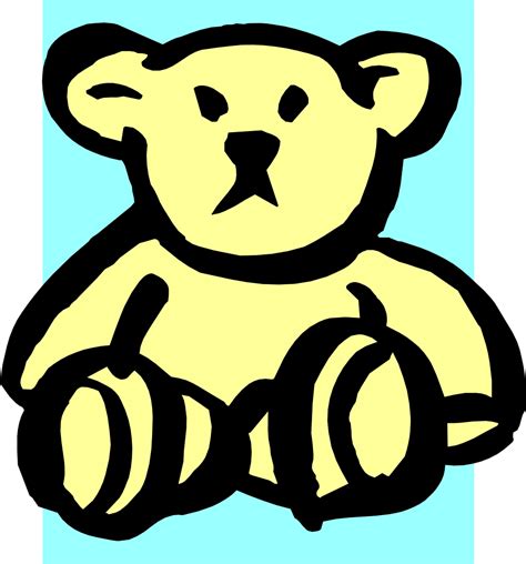 Yellow Teddy Bear Clip Art