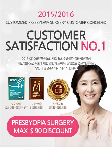 LASIK/LASEK in Seoul, Korea: Presbyopia surgery