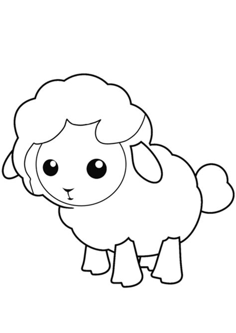 Free Sheep Coloring Pages To Print