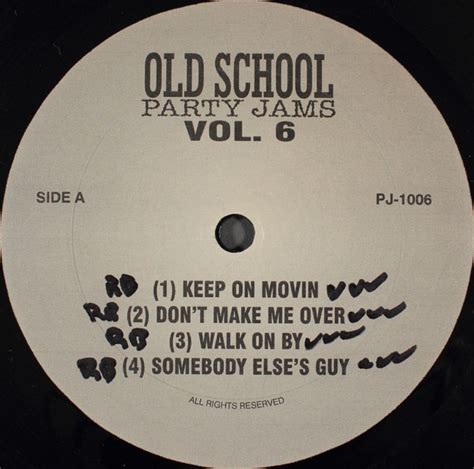 Old School Party Jams Vol. 6 (Vinyl) | Discogs