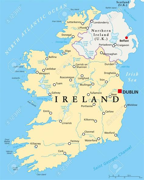 Dublin ireland map - Dublin map ireland (Ireland)