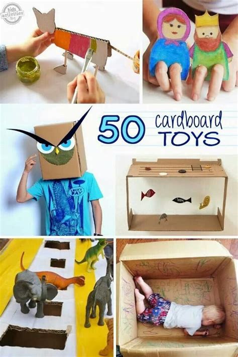 50 things you can do with a cardboard box | Kids activities blog, Activities for kids, Kids toys