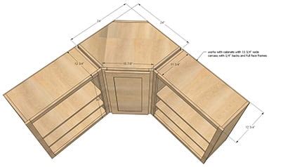 What is Wall Diagonal Corner Cabinet? | Definition of Wall Diagonal ...