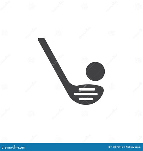 Field hockey vector icon stock vector. Illustration of flat - 147676415