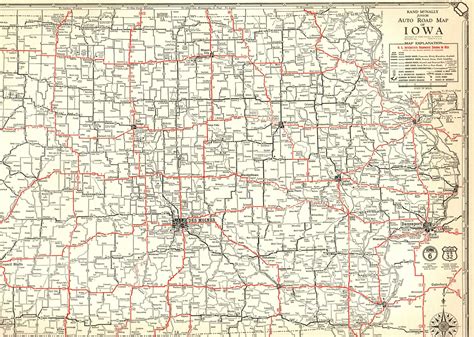 Road Map Of Eastern Iowa