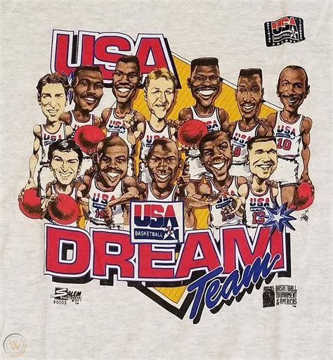 1992 Dream Team shirt was so cool : r/thirtyyearsago