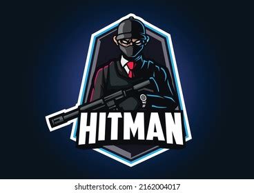 Logo Mascot Hitman Illustration Vector Stock Vector (Royalty Free) 2162004017 | Shutterstock