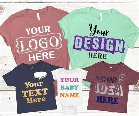 Custom Logo Shirts Personalized Logo Shirt Custom Design - Etsy