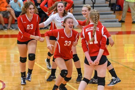 Volleyball sets up for victory – Red and White