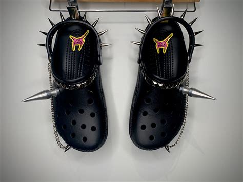 Goth Crocs original in 2020 | Spike shoes, Sport shoes, Crocs