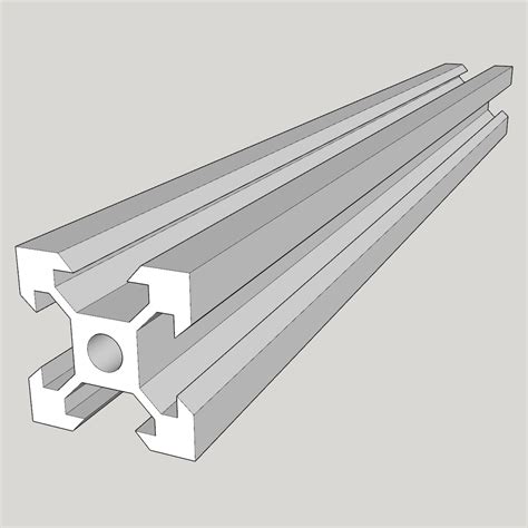 2020 V-Slot Aluminium Extrusion Profile - Low Poly Model for your ...