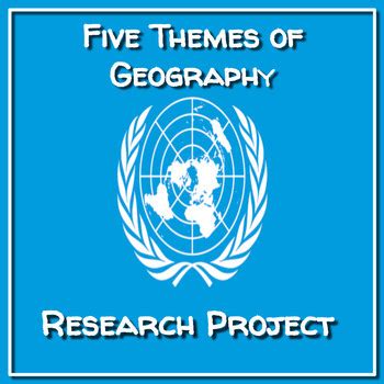 Five Themes of Geography Research Project by MrD Social Studies | TPT