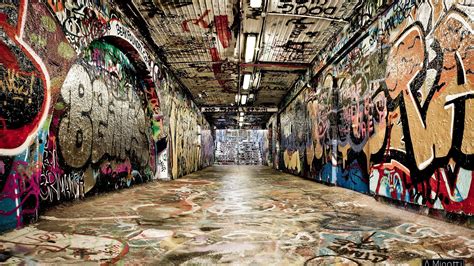 1920x1080 graffiti, hip hop, rap culture, street art, tunnel