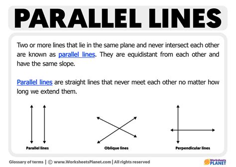 What are Parallel Lines | Definition and Examples