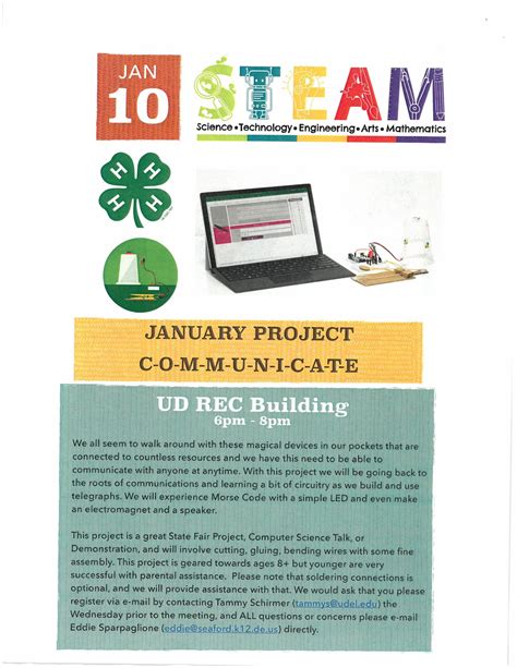 STEAM Club Meeting: January 10, 2020 | The Sussex Connection