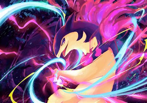 jomo on Twitter: "RT @Irischroma: Ghostly Bane // Hisui Typhlosion"